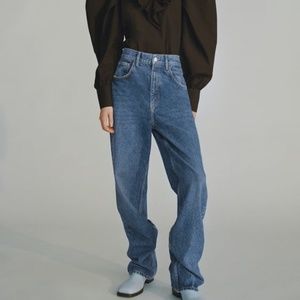 ZARA JEANS | EXTRA LONG LOOSE FIT WIDE LEG JEANS